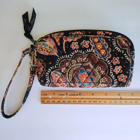 Vera Bradley Kensington Paisley & Floral Wristlet - Picture 3 of 13